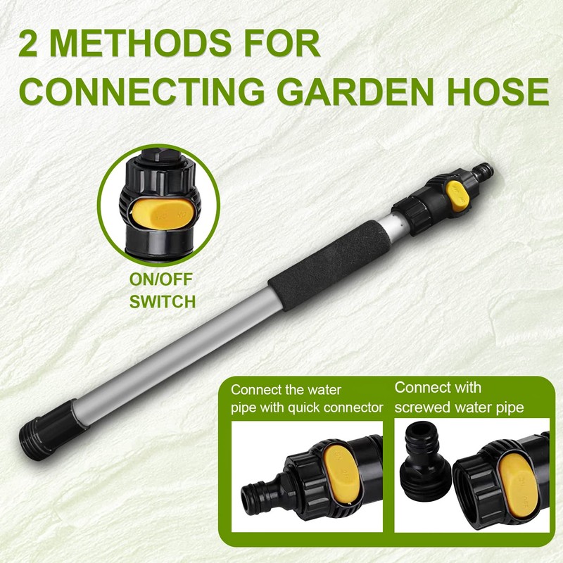 Car/Truck/RV Wash Brush w. Foldable Bucket & 25ft Water Hose