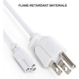 JESLED T8/T5 2FT Integrated LED Tube Light Fixture AC Power Cord Cable with 3-Prong US Plug for Garage, Workshop, Warehouse Commercial Lighting (4-Pack)