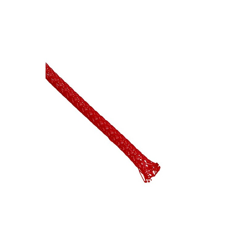 sourcing map PET Stretchy Braided Sleeve, 1/8 Inch (3 mm)