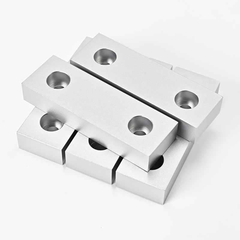 LTIENBST Silver Aluminum 5Pcs Soft Jaws Set, 6 inch Vise