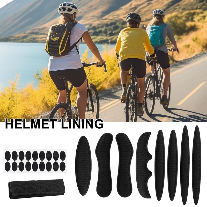 Imbottitura per casco da bicicletta, imbottitura di ricambio universale, imbottitura