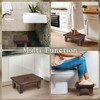 Wooden Step Stool (16.5" D x 12" W x 6.5"