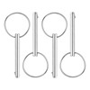 sourcing map 5Pcs 6mmx38mm Quick Release Pins, 316 Stainless Steel