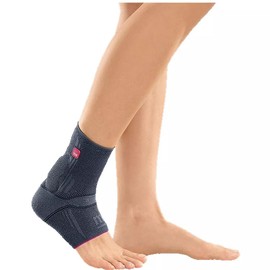 medi Achimed Achilles Tendon Bandage Unisex | Silver | Size III | Bandage for Relief of the Achilles Tendon | Can be Worn on Both Sides | With Comfort Knit | Extended Relief Zone | Exact Fit