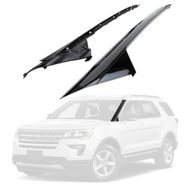 Fomiuzy Windshield Trim Panel A Pillar Molding Kit Fit For Ford Explorer 2011-2019 Sport 4 Door Replaces BB5Z-7803145-AA BB5Z-7803137-BA BB5Z7803145AA WKT D1843 926-450 BB5Z7803137BA(Left Driver Side)