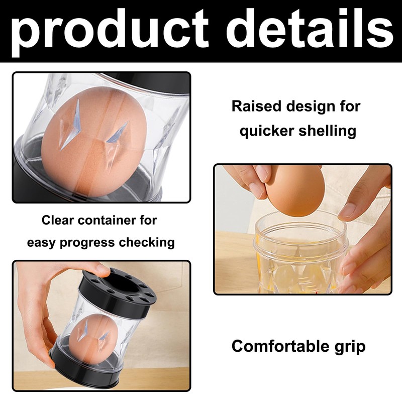 Egg Peeler for Hard Boiled Eggs, Egg Shell Remover Tool,