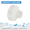 PATIKIL 10" to 4" Duct Reducer PVC Pipe Increaser Adapter"