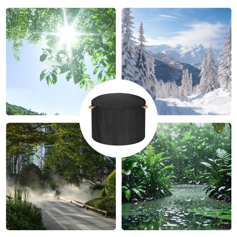 Fire Pit Cover for Solo Stove Yukon 27 Inch，Firepit Covers