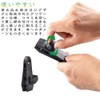 Samcos Tent Clip, D-Ring, Locking Carabiner, Set of 4, Black,