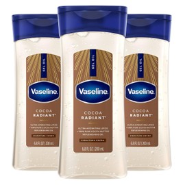 Vaseline Intensive Care Body Gel Oil Cocoa Radiant 6.8 oz, Pack of 3