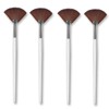 4 Pack Fan Brushes Fan Mask Brush Set, Facial Mask