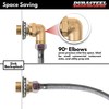 DuraSteel Wall Mount Faucet Installation Kit - Commercial Kitchen Faucet