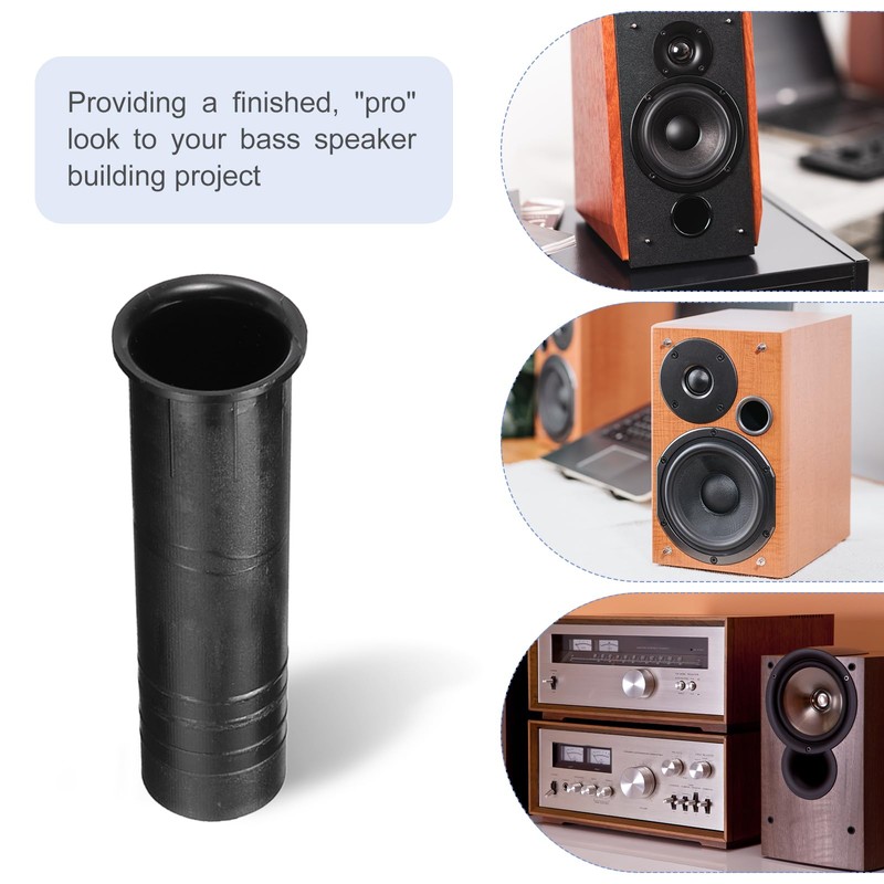 sourcing map 26mm x 95mm Speaker Port Tube Subwoofer Tube