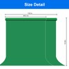Joccun 8X10FT Green Backdrop Background for Photography,Polyester Backdrop Curtain Background