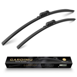 GARDIMU Front Windshield Wipers, 2-Piece Set for Jaguar XF 2017 2018 2019 2020 - Automotive Replacement Front Wiper Blades for Car Window