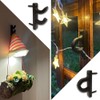 Pitoies 10 Pcs String Light Adjustable Dual Hooks, Screw in