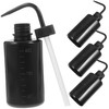 Ipetboom 4pcs Plastic Washing Bottle Graduated Lab Wash Bottle with