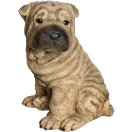 Design Toscano Shar-Pei Puppy Dog Statue, Multicolored