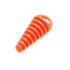 sourcing map Orange Motorcycle Exhaust Tube Pipe Plug Muffler Rubber