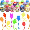 BEIGUO Easter Eggs with Sticky Stretchy Toys Inside – 24