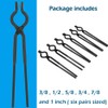 V Bolt Tongs Set Blacksmith Forge Tong Set Knife Making