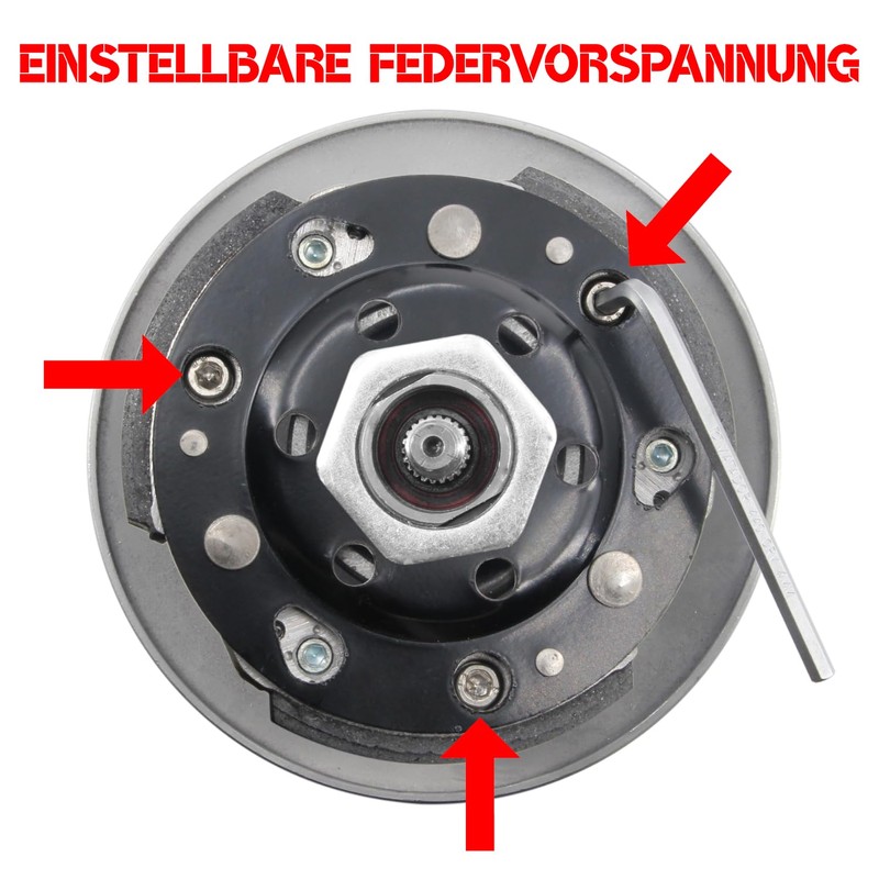 Area1 Tuning Coupling Adjustable 107 mm Compatible with Peugeot Django