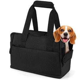 Likesing Dog Carrying Bag, Dog Purse Carrier for Small Dogs Sling Tote, Expandable Soft Pet Dog Carrier Bag for Under 15LB Cat Puppy, Dog Purses for Women Traveling or Gifts for Friends