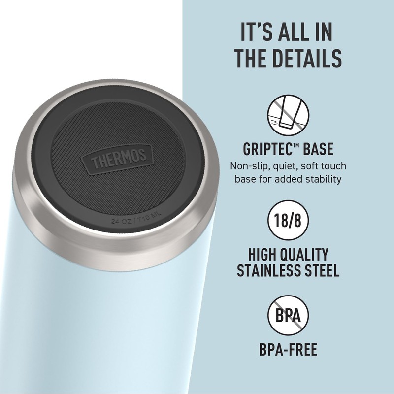 THERMOS ICON SERIES Stainless Steel Water Bottle with Spout -