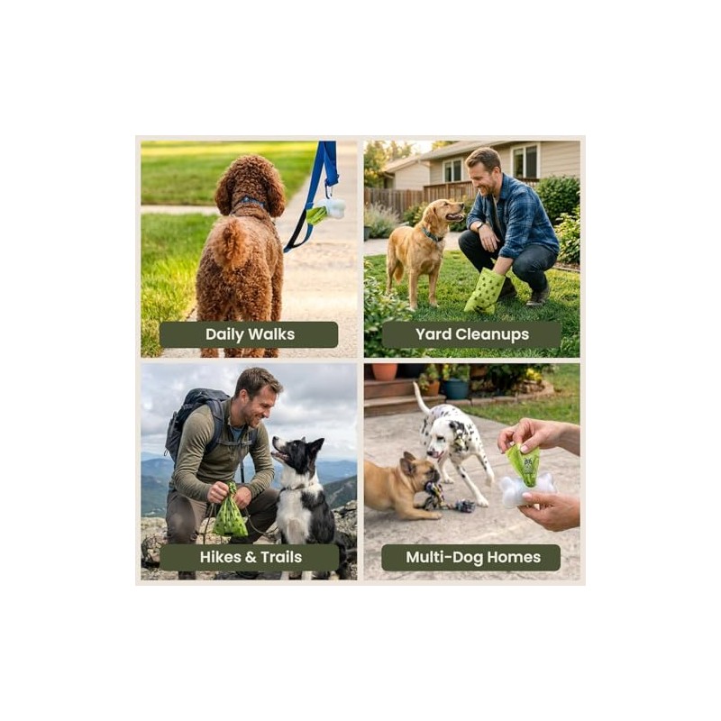 Pogi's Poop Bags - Bolsas para excremento de perro -