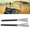 Telescopic Drum Sticks, Comfortable Grip 2PCS Lightweight Wire Drum Brush