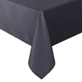 sancua Mantel rectangular de 60 x 102 pulgadas, resistente a las manchas y a las arrugas, mantel de poliéster lavable, mantel decorativo de tela para mesa de comedor, fiestas de buffet y camping, gris