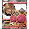 Le Flair® 3-in-1 burger press set, hamburger press with storage