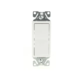 Eaton 7501W 15-Amp Single-Pole Rocker Light Switch, White
