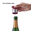 Rabbit Wine Stopper Preserver, 2.2x1.8x2.4, Merlot