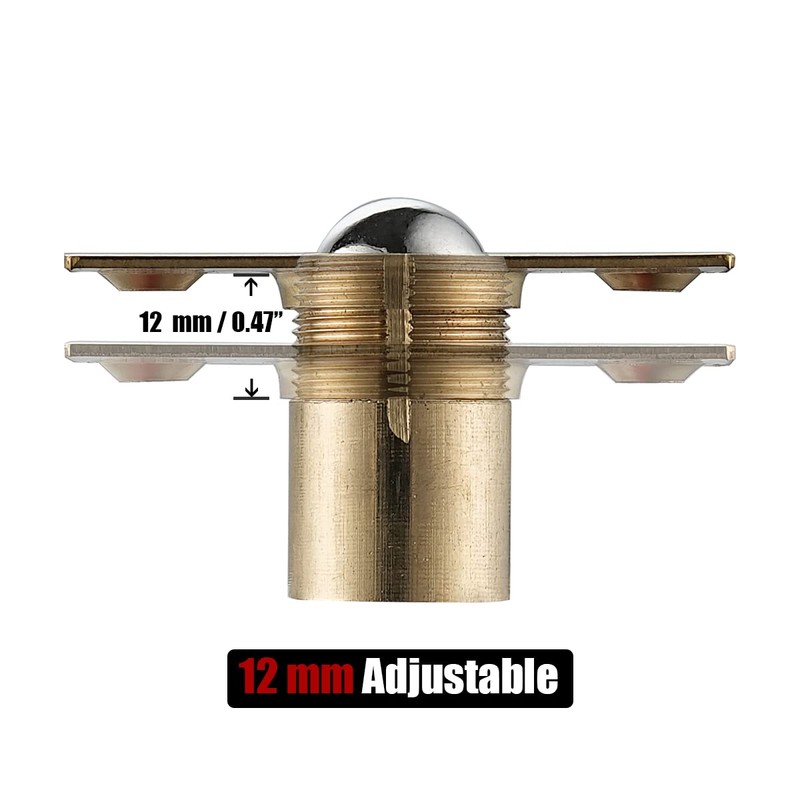 JQK Closet Ball Catch Door Hardware, Stainless Steel Catch Adjustable