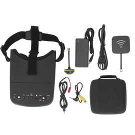EV800D FPV Goggles with DVR 40CH 5 Inch 800x480 Resolution Video Headset Build in 7.4V 1430mah Battery