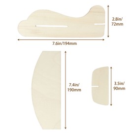 DAJAVE 20 Pack Wooden Model Airplane, DIY Balsa Wood Airplane Kits Handicraft Plane, Wooden Airplane for Birthday Party Carnival Party