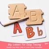 Hulats Montessori Letter Tracing Alphabet Learning Toy - Learn to