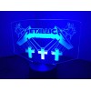 Metallica Master Of Puppets Led Sign Display Man Cave Rgb