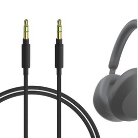 Geekria Cable de audio compatible con Sony WH-ULT900N WH-XB920N WH-XB910N WH-1000XM5 WH-1000XM4 INZONE H5 Cable de auriculares de 1/8" (3,5 mm) a 3,5 mm (4 pies)