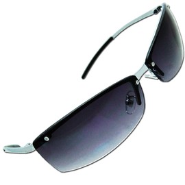 Eyewear H-907-1 Bad Face Smoke UV Protection Lens, Metal Frame, Slight Evil, Oraora Type, Sunglasses, Glassan
