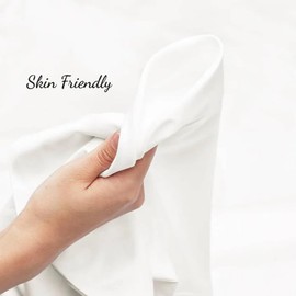 SlumberWell Split California King Bed Sheets 100% Cotton Sheet Set, 5 Pieces Sheet Set, Upto 15" Deep Pocket- Adjustable Split Bed Sheets (White, Split Cal-King)