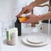 EVERBBKING Marble Sponge Holder Kitchen Sink Sponge Caddy