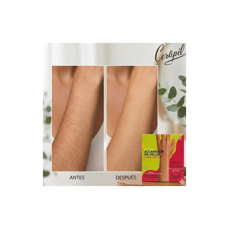 Cerapil Estuche aclarador de vello hair bleach