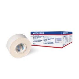 BSN Medical Leukotape Classic Rigid Medical Tape for Sprains and Injury Prevention, 2 cm x 10 m, White, 1 Roll
