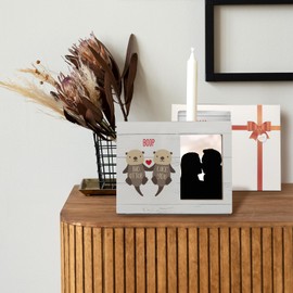 Mancheng-zi No Otter Like You Picture Frames, Love Gifts for Her, Valentines Gifts for Her Girlfriend, Anniversary Wedding Gifts for Wife Couple, Sea Otter Gifts, Love 4x6 Picture Frame