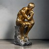 Resin The Thinker Thinking Man Statue Sculpture Frgurine Gift for