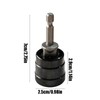 Car Jack Adapter - Alloy Jack Socket Adapter for Hand