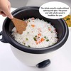 Cionyce 2Pcs Wooden Rice Paddle, Non-stick Rice Spoons Scooper Rice