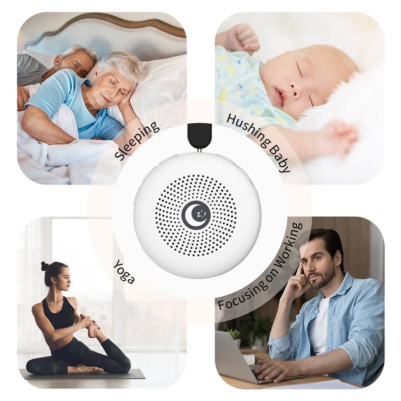 Sleepbox Sleep Sound Machine Portable Noise Machine with 30 Soothing